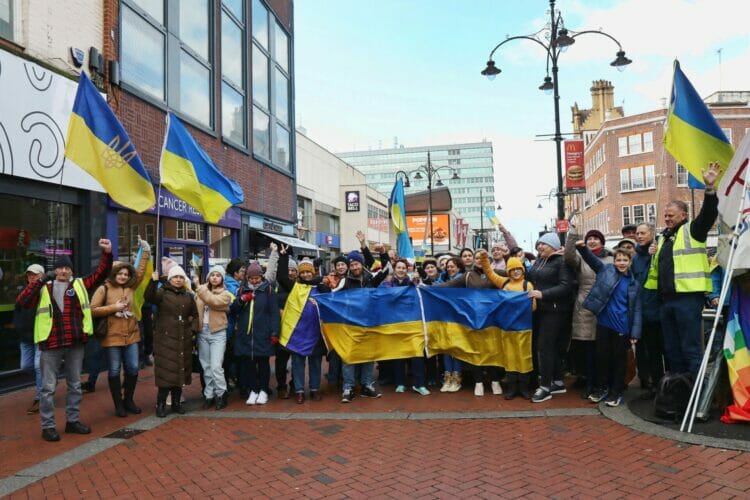 One year on, Reading shows it still supports Ukraine