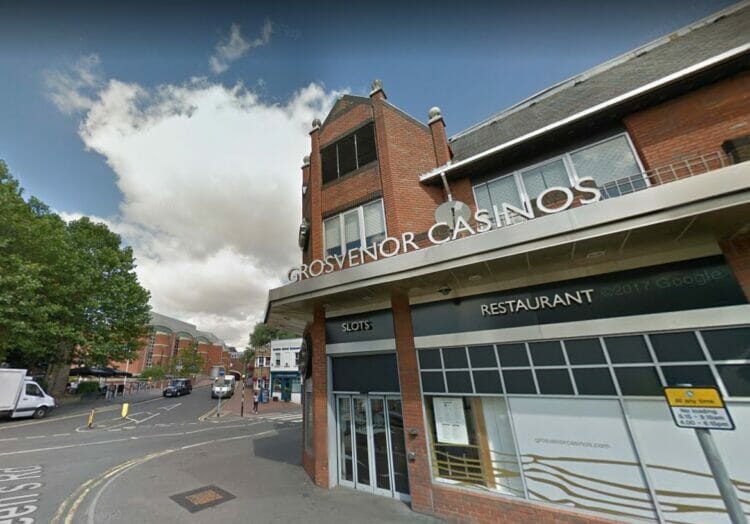 The Grosvenor Casino in Reading has made one lucky winner's day after they cashed a jackpot worth £202,000. Picture Courtesy of Google, via Google Maps