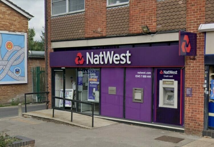 The NatWest branch on School Road is among 42 set to be closed by the banking organisation. Picture: Courtesy of Google LLC via Google Maps
