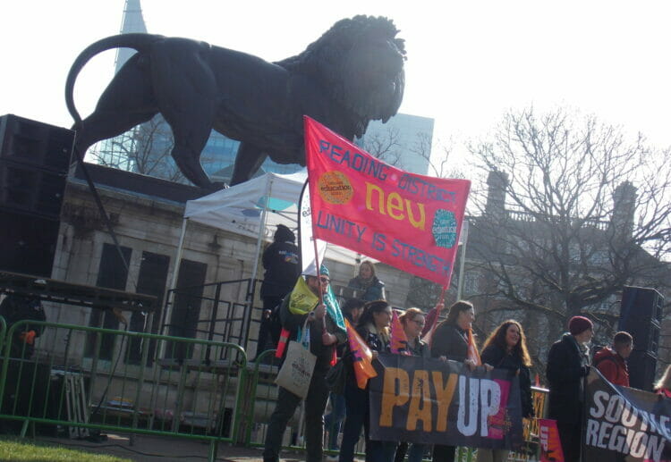 Further teachers' strikes are now due to take place on Thursday, April 27, and Tuesday, May 2. Picture: Jake Clothier