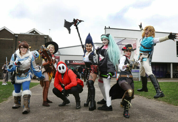 Shy Guy, Link and the rest of the team. Picture: Dijana Capan/Dvision Images
