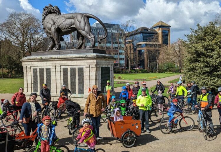 LET'S GET KIDICAL: Kidical Mass organise family bike rides to help children and adults feel more comfortable cycling. Picture courtesy of Kidical Mass
