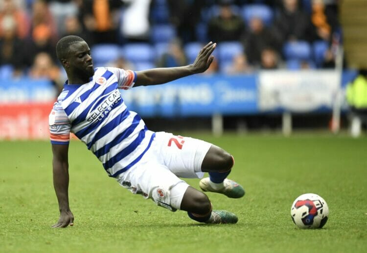Naby Sarr impressed as Reading drew 0-0 to Burnley. Picture: Luke Adams