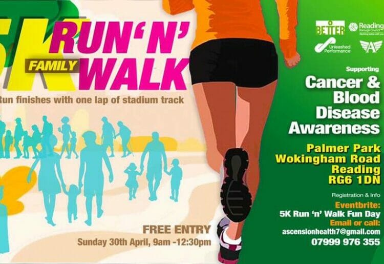 Entry is free to a 5k event taking place at Reading's Palmer Park