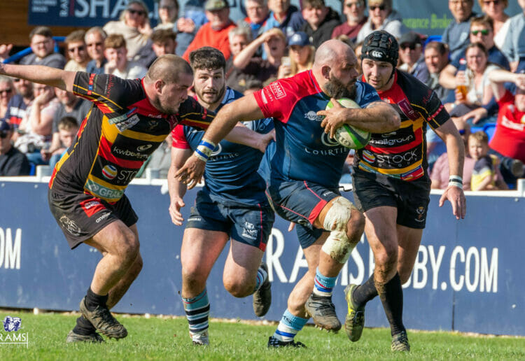 Rams v Cinderford Pictures: Paul Clark and Tim Pitfield