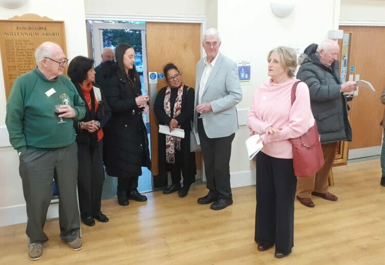The launch of the Pangbourne Rotary Club art show