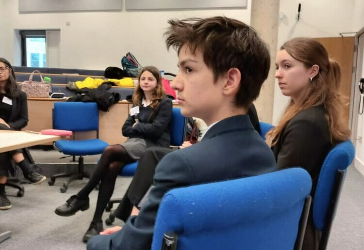 Leighton Park School sent three separate teams of students to the University of Reading's Climate Action Planning Workshop. Picture: Leighton Park School