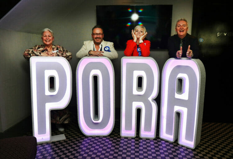 From left: Helen Waring, Marc Allridge, Sally Swift and Matt Whitelock at the Pride of Reading Awards launch event. Picture: Dijana Capan/DVision Images