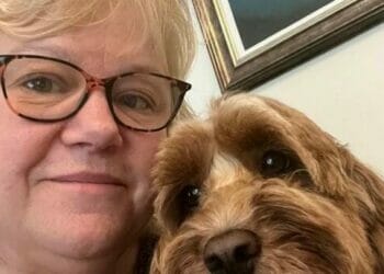 All for a good paws: Reading resident Sam is bringing a furry friend on fundraising walks