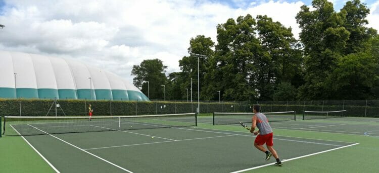 The University of Reading's tennis courts will house some activities at the Community Festival. Photo: Emma Sheppard