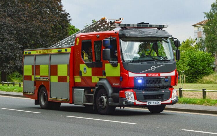 The Royal Berkshire Fire and Rescue Service is currently dealing with an incident on Friar Street, Central Reading. Picture: Steve Smyth