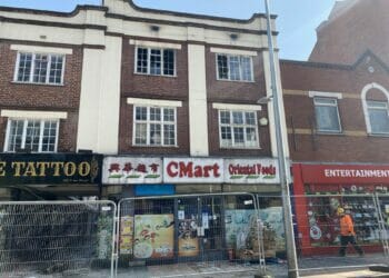 Cmart store after fire crews have finished tackling the blaze