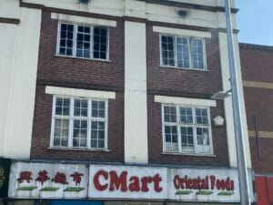 Damage to the CMart store on Friar Street