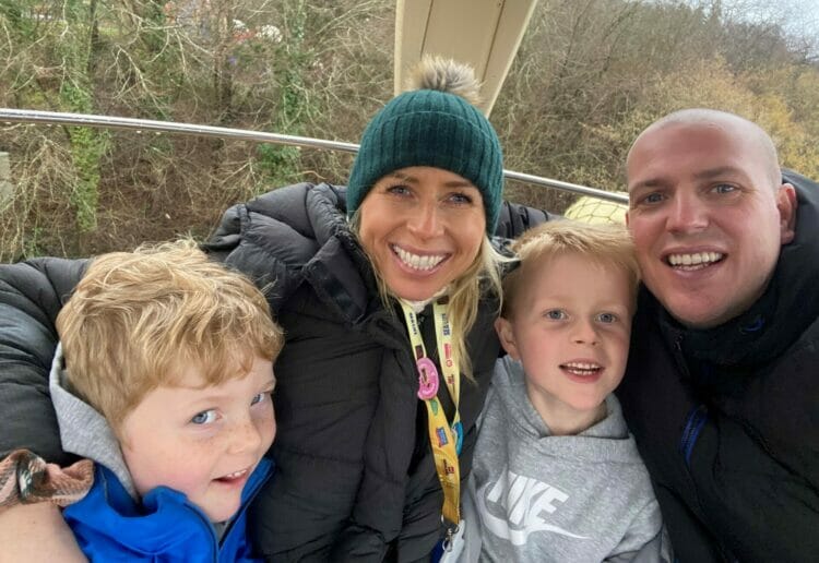 The mother of two has thanked donors for allowing her children to 'get their mum back'. Picture: NHS