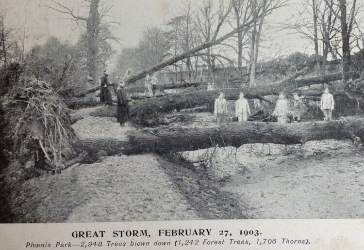 Visual descriptions of Storm Ulysses' destruction. Picture: University of Reading