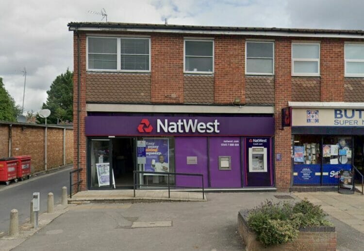 The NatWest branch in Tilehurst is due to close at the end of June Picture: google maps