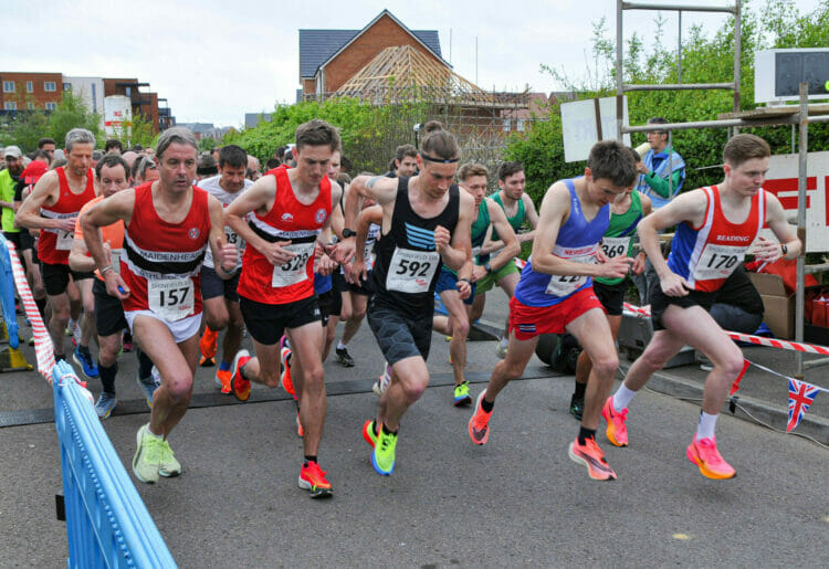 Get set, go! Picture: Steve Smyth