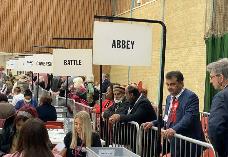 Candidates wait anxiously at the count Picture: Phil Creighton