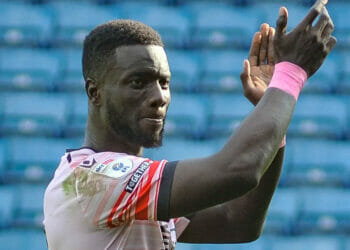 Naby Sarr returned to former club Huddersfield Town for Reading's 2-0 defeat on Monday afternoon. Picture: Steve Smyth