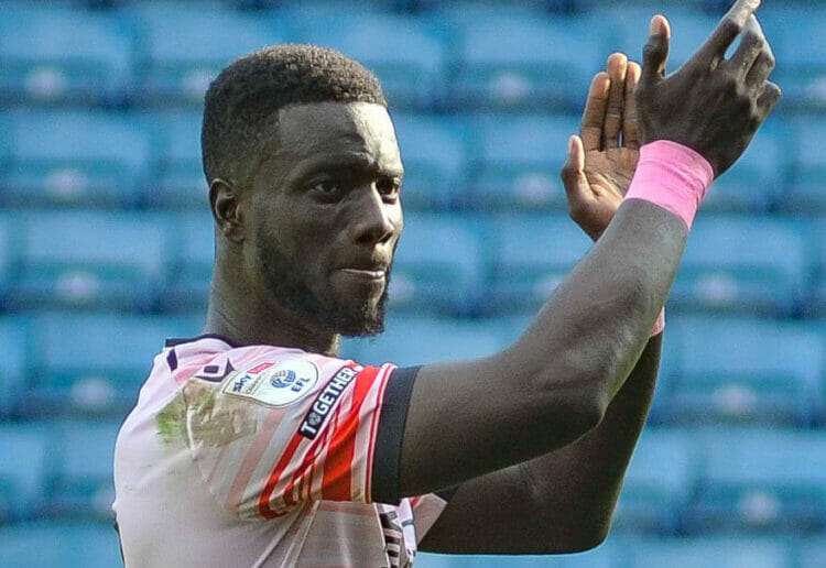 Naby Sarr returned to former club Huddersfield Town for Reading's 2-0 defeat on Monday afternoon. Picture: Steve Smyth