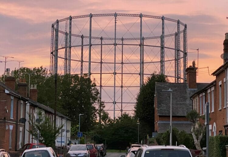 The gas tower of Newtown. It is soon to be demolished Picture: Phil Creighton