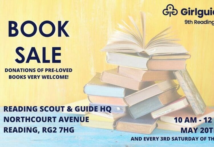 Reading Scout and Guide Headquarters will be hosting the 9th Reading Guides Monthly Charity Book Sale on Saturday, May 20. from 10 am to noon.
