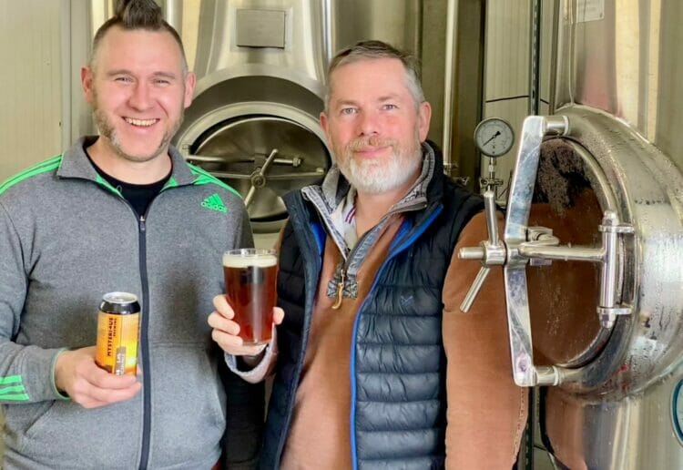 Ken Barker and Adam Sculthorp from Mysterious Brewing. They will be launching their first brews at The Nag's Head, The Hive in Crowthorne and Bracknell Ale & Cider Festival
