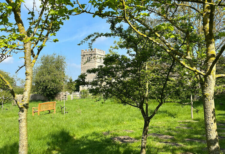 A wildlife-friendly contemplation garden has helped St Giles? Church in Great Coxwell to an Eco-Church Bronze Award from A Rocha UK