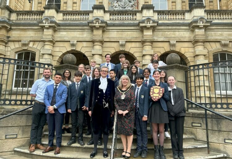 The Emmbrook School were the winners of the annual mock trials contest Picture: Liam Kenny