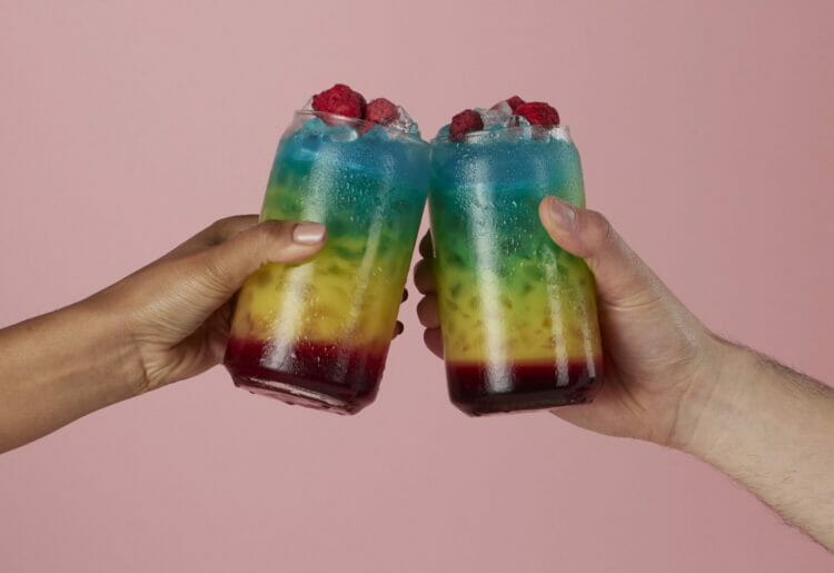 Bar + Block is serving a rainbow-inspired cocktail during June, Pride month