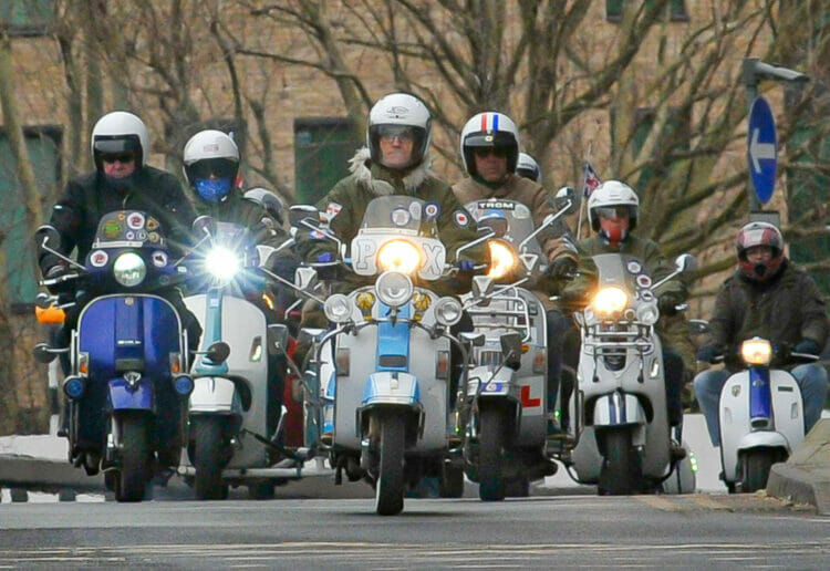 Mods en masse. Picture: Steve Smyth
