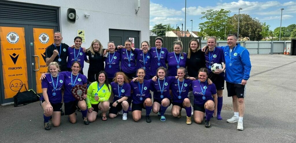 Shinfield Rangers Ladies FC won the Thames Valley Women's Plate Trophy final