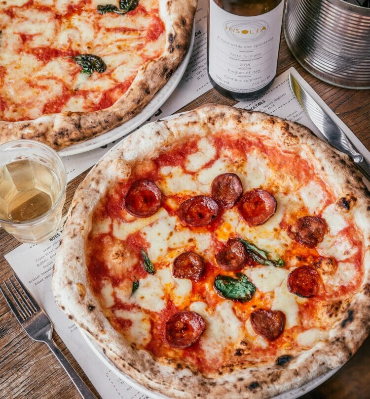 Franco Manca, the sourdough pizza specialist, is celebrating its 15th birthday on Tuesday 9th May by offering up two pizzas for just £15. Picture: Franco Manco