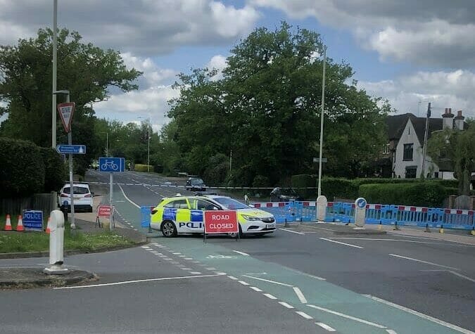 Reading Road closed following reports of road traffic collision