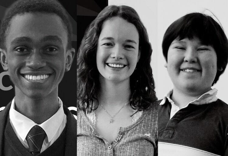On Saturday, June 10, RMVC will be joined by the winners of the Gwyn Arch Young Singers' Competition (from left, John-Ellis Wallace, Sophie Kileff, and Oregon Thia Gerrits) as well as The Abbey School Junior Choir. Pictutres: Courtesy of Reading Male Voice Choir
