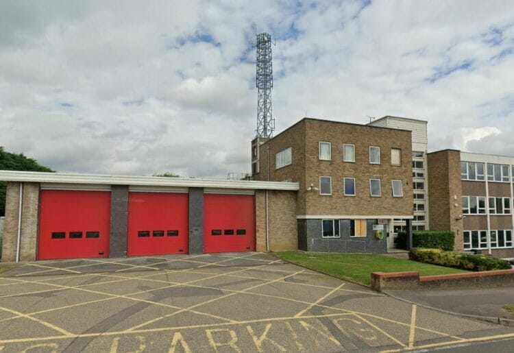 The site of the fire station on 103 Dee Road. Picture: By courtesy of Google PLC/Google Maps, via the Local Democracy Reporting Service