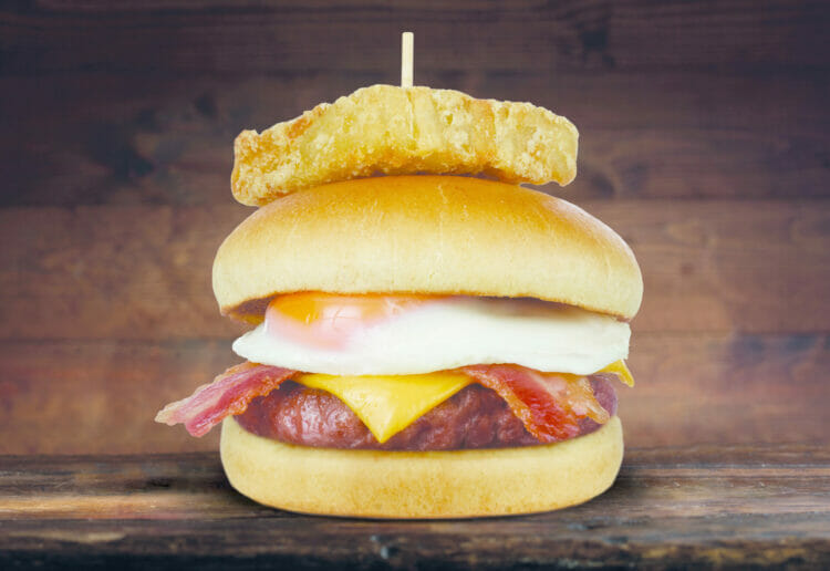 The Hope Tap and The Back of Beyond are offering a brunch burger, but only on Father's Day Picture: Wetherspoon