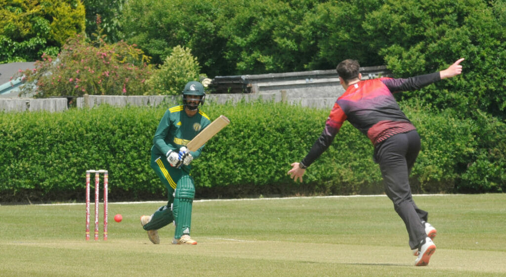Wargrave CC v Wokingham CC Shaan Khan batting