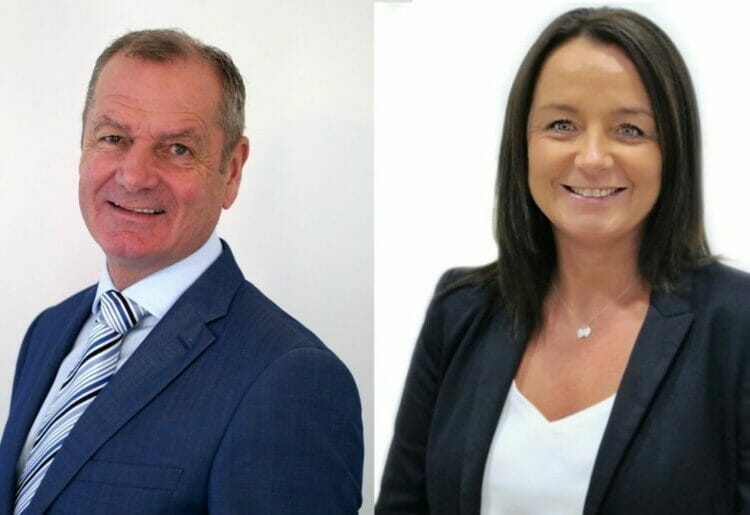 Mick Gooding and Nicky West