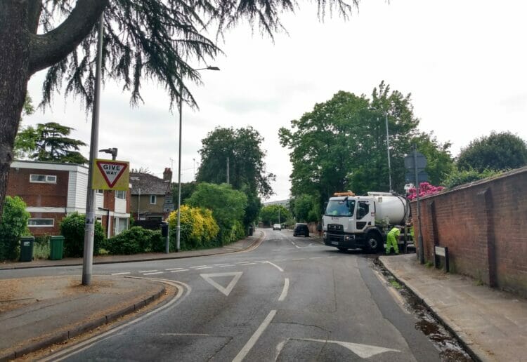 The junction of Crescent Road and Hamilton Road in East Reading. Picture: Local Democracy Reporting Service