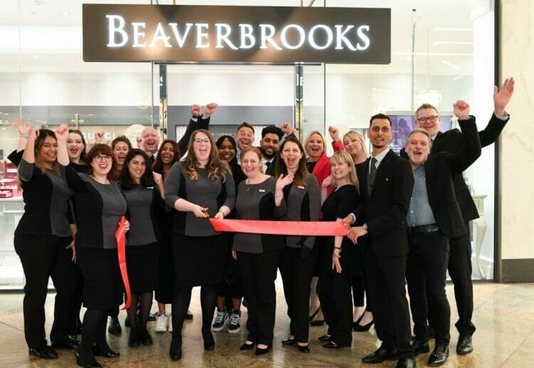 THe Beaverbrooks team celebrating the relaunch of the Oracle store Picture: Jane Russell