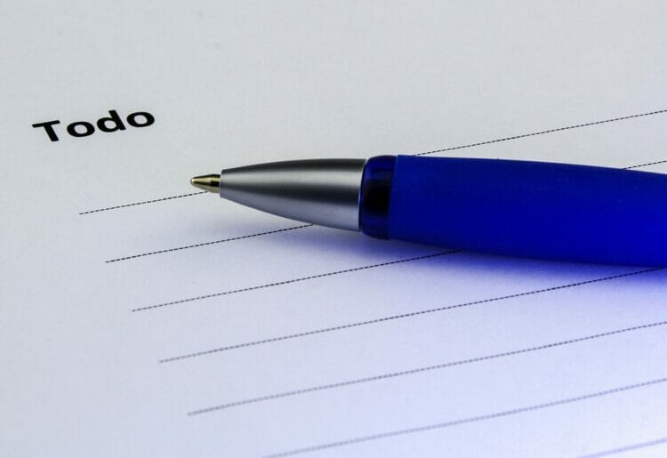 Angela has been working on a to do list. Hopefully spelt correctly Picture: Tom from Pixabay