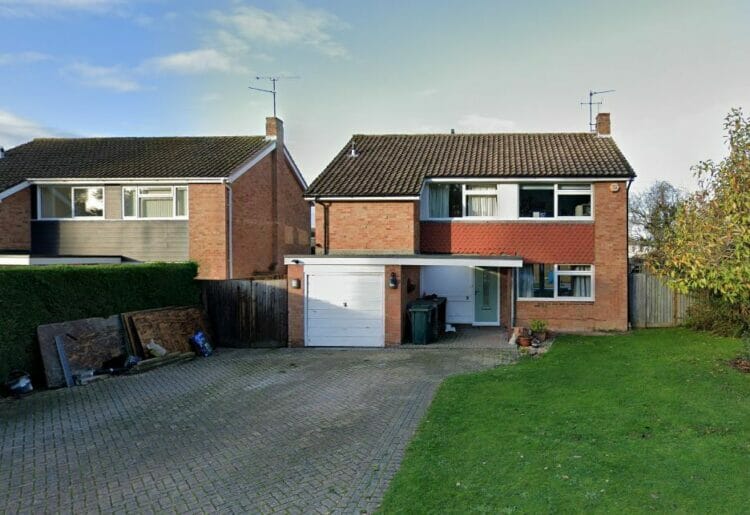Owners of a house in Tower Close, Emmer Green, want to extend it Picture: Google Maps/LDRS