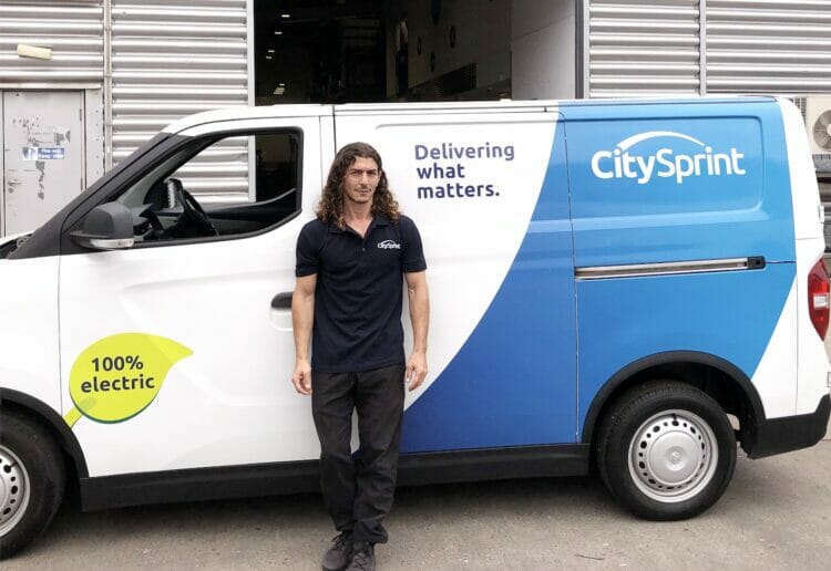 Ercan Bennett is a courier for CitySprint