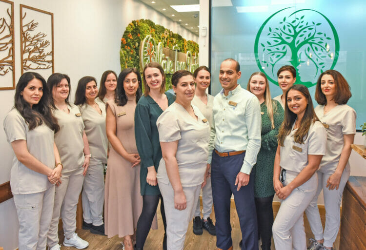 Dr Ash Zyada, Lead Principal, and Sam Elrashedy, Operational Director, were both instrumental in Olive Tree Dental's opening in 2020. Picture: Olive Tree Dental