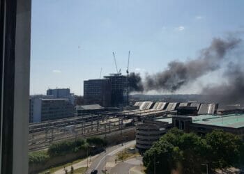 Fire breaks out in central Reading