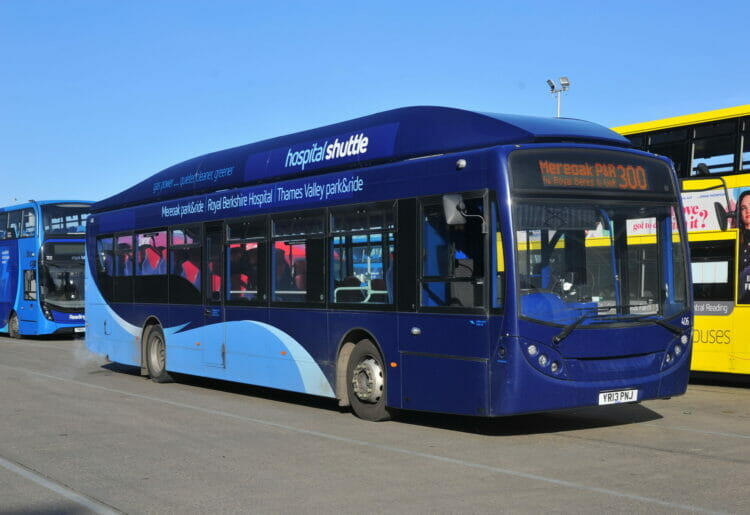 Proposed plans include six new bus lanes and improvements to RBH and Mereoak Park and Ride services. Picture: Courtesy of Reading Buses