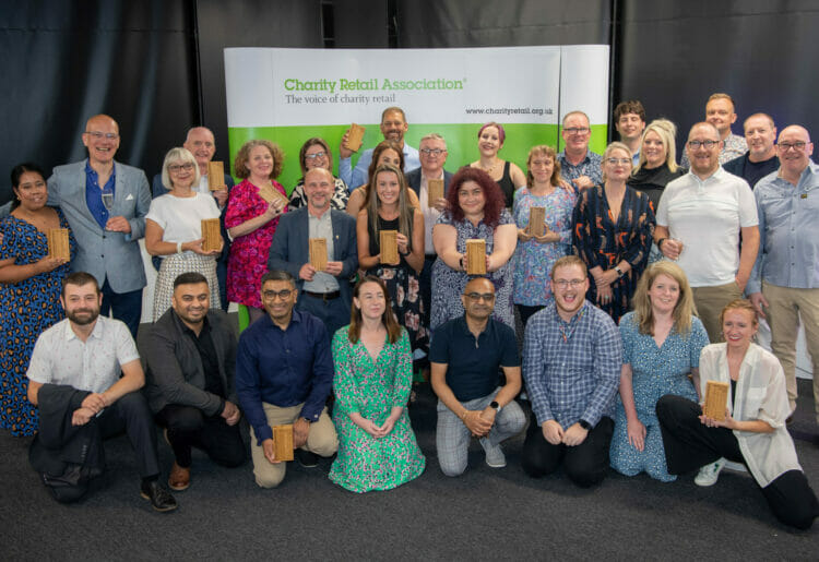 The winners of the Charity Retail Associations annual awards