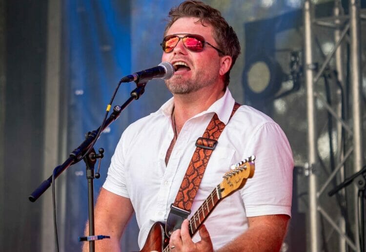 Tom Farrelly from Third Lung at Wokingham Festival Picture: Andrew Merritt