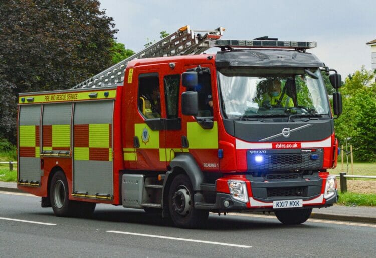 The single-story outhouse in Aldworth was attended by multiple fire crews after a fire broke out last week. Picture: Steve Smyth